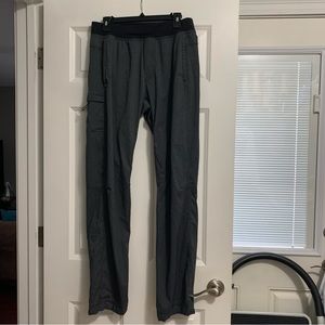 Lululemon mens seawall track pants unlined large charcoal